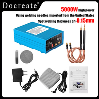 High Power 5000W Spot Welding Handheld Machine Portable 0-800A Current Adjustable Welders for 18650 Battery