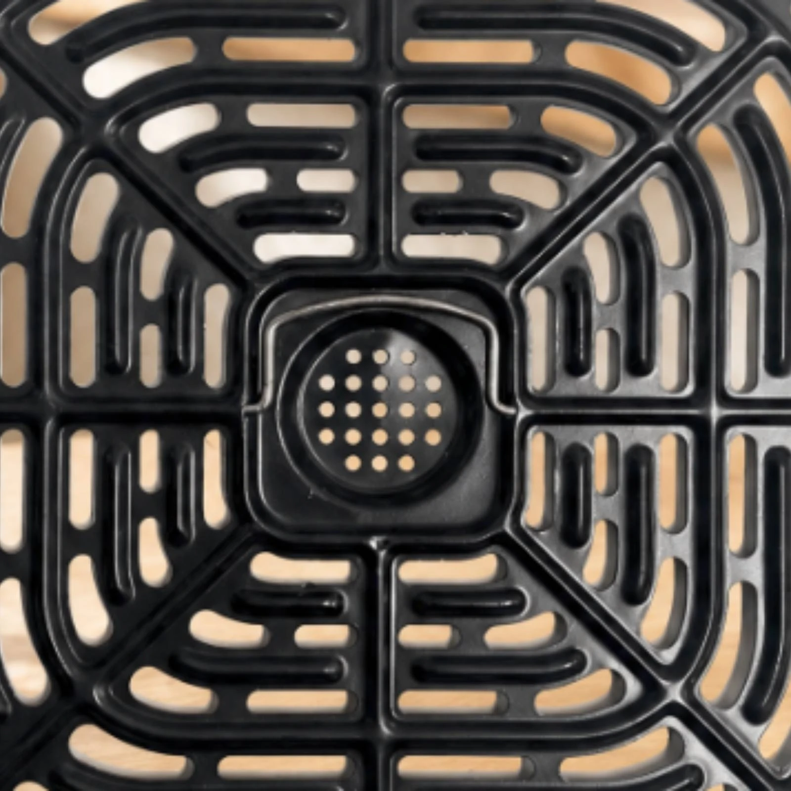 Replacement Air Fryer Tray Compatible Air Fryer Tray with Central Handle Ventilated Nonstick for Steaming, Grilling