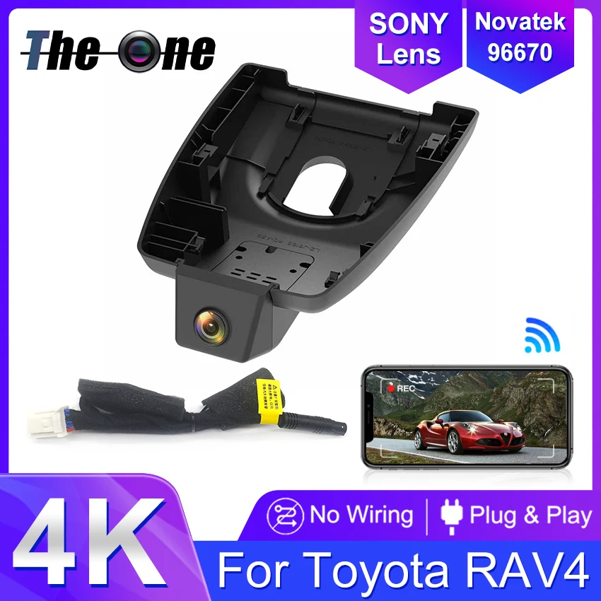 4K Dash Cam for Toyota RAV4 XA50 XA40 (2019-2025) & Venza/Harrier, for Suzuki Across Car DVR Camera Recorder,OEM Design
