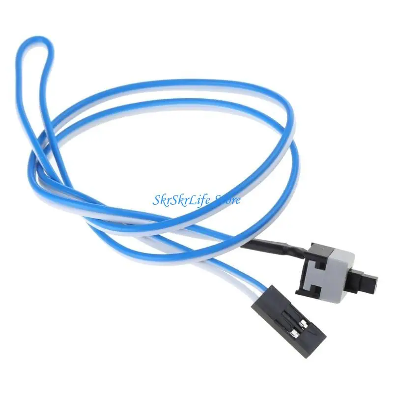 E65E Computer for Case Power Button Switch Power Cord Cable Re-start Switch Cab