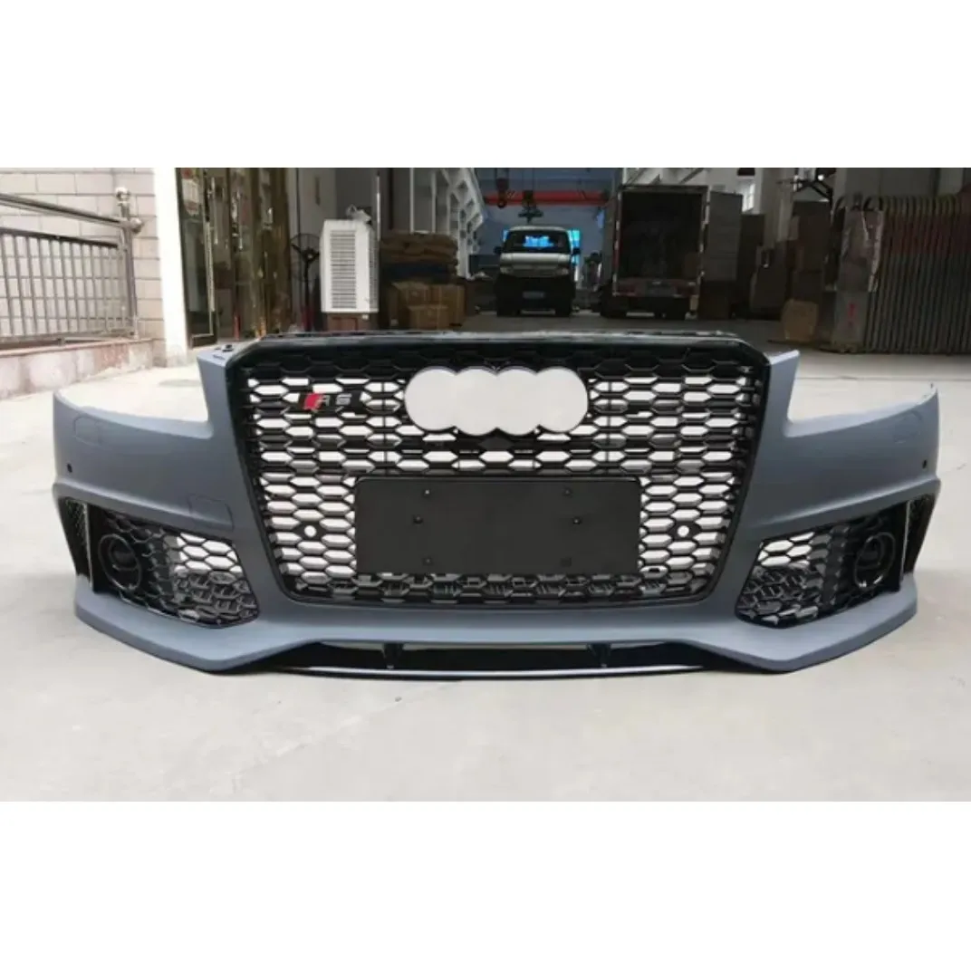 Car bodykit body kit the front bumper RS8 grill grille sets facelift to RS8 style for Audi A8 D4 car parts 2011-2018