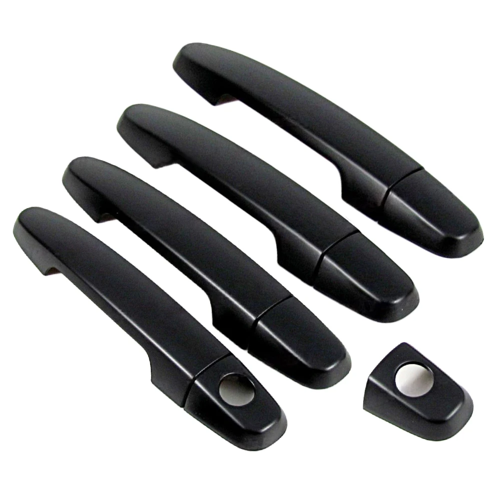 Car Exterior Side Door Handle Cover Trim Set Fit for Lexus GX470 SUV 2003 2004 2005 2006 2007 2008 2009 Matte Black ABS