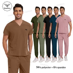 Wholesale Medical Uniform Operating Room Scrubs Hospital Working Scrubs Set Medical Supplies Nurse Dental Surgery Suit Work Wear