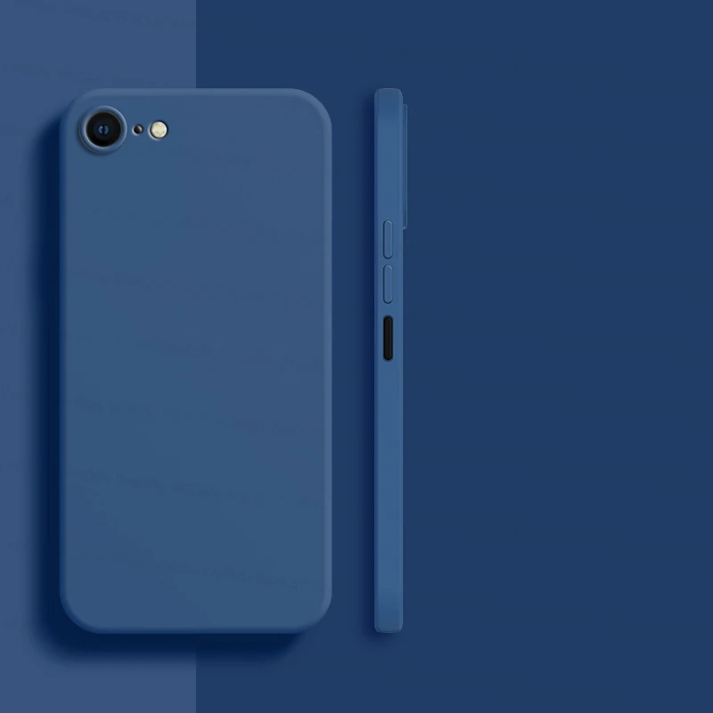 Fall Für iphone 7 8 SE 2020 2022 stoßfest TPU Flüssigkeit Silikon Schutzhülle Telefon Zurück Abdeckung für iphone SE 2020 2022 weiche Fall
