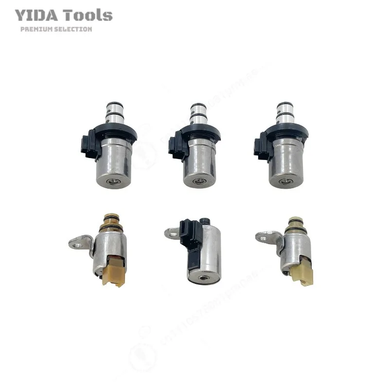 YIDA  4F27E FN4A-EL Transmission Solenoid Valve Kit 6PCS Automatic Gearbox Remanufactured