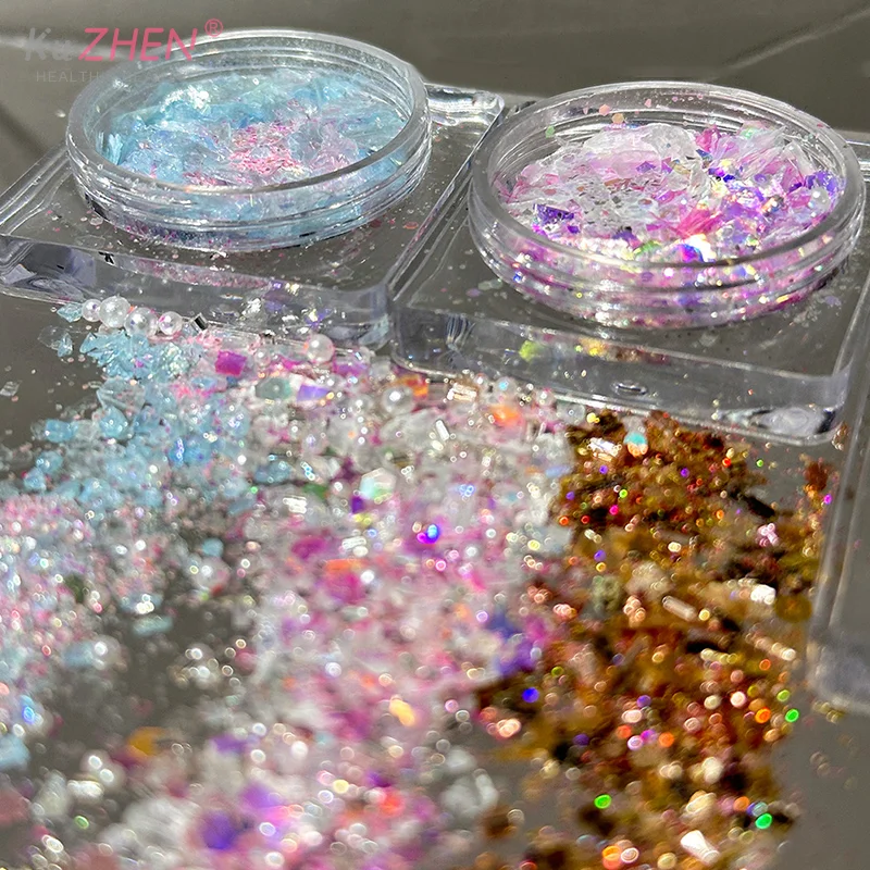 Creative STAGE แต่งหน้า Essential อายแชโดว์ Glitter GEL Palette Glossy SHINY Heart Glitter Face Body Eyes แต่งหน้าเลื่อมตกแต่ง