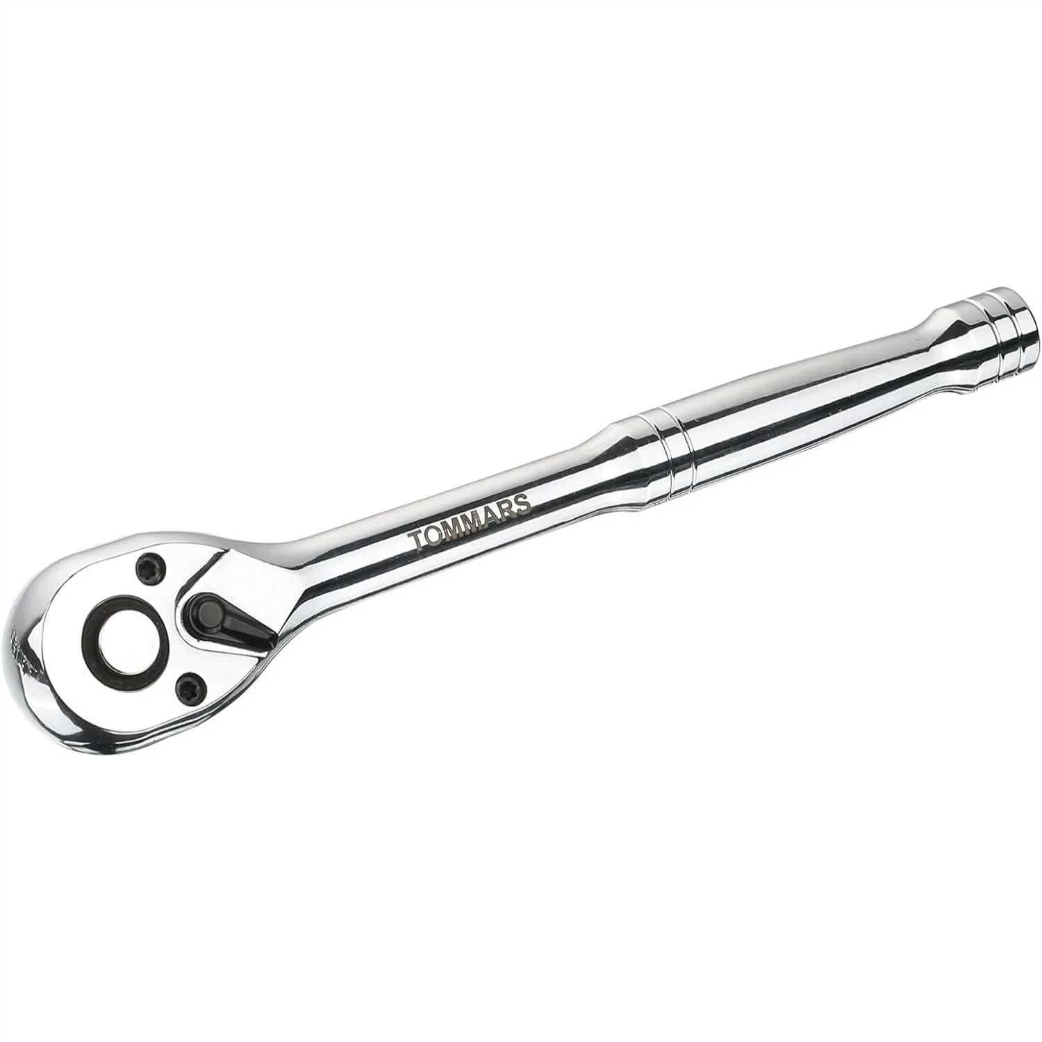 

3/8" Drive Ratchet Socket Wrench, 72-Tooth Quick-Release Reversible, Durable Hand Tool for Mechanics