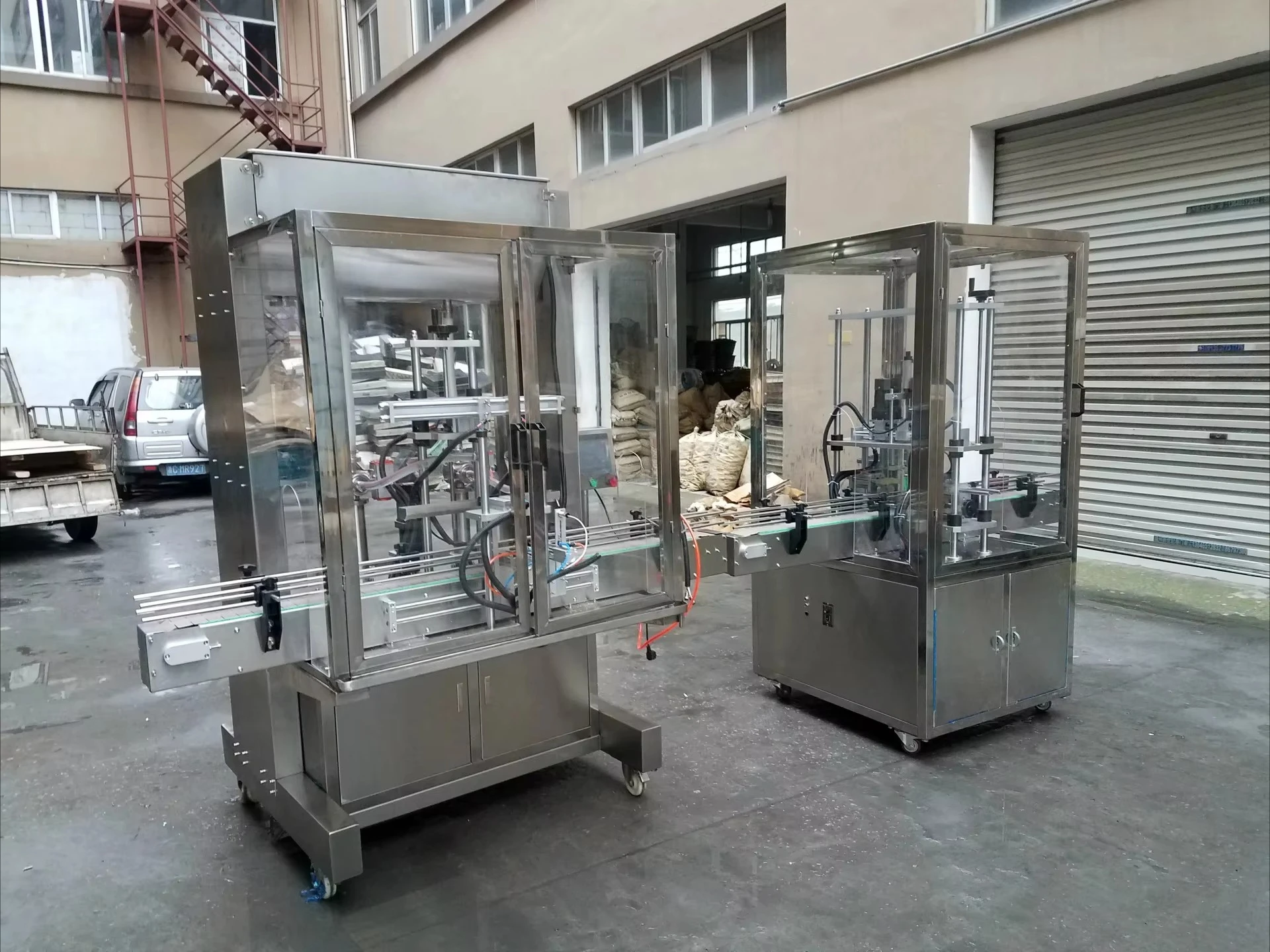 FOODLINE Portable Small Liquid Filling Machine Quick Disassembly Street Honey Vendor Mobile Bottling Unit