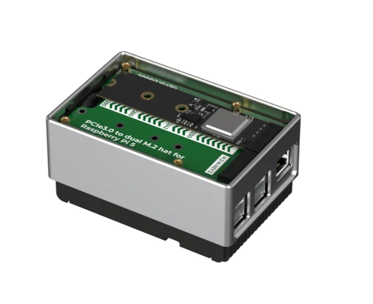 recomputador AI R2130-12 -, baseado em Raspberry Pi 5, módulo de aceleração AI Hailo-8 |   8 GB de RAM