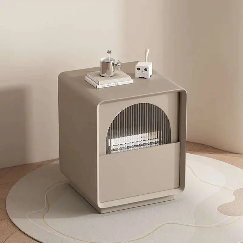 

Aesthetic Italian Nightstand Luxury Simple Nordic Modern Bedside Table Minimalist Trendy Mesitaa De Noche Bedroom Furniture