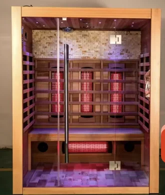 Relax Modern Home Use Infrared Wood Full Spectrum  Outdoor Square Sauna