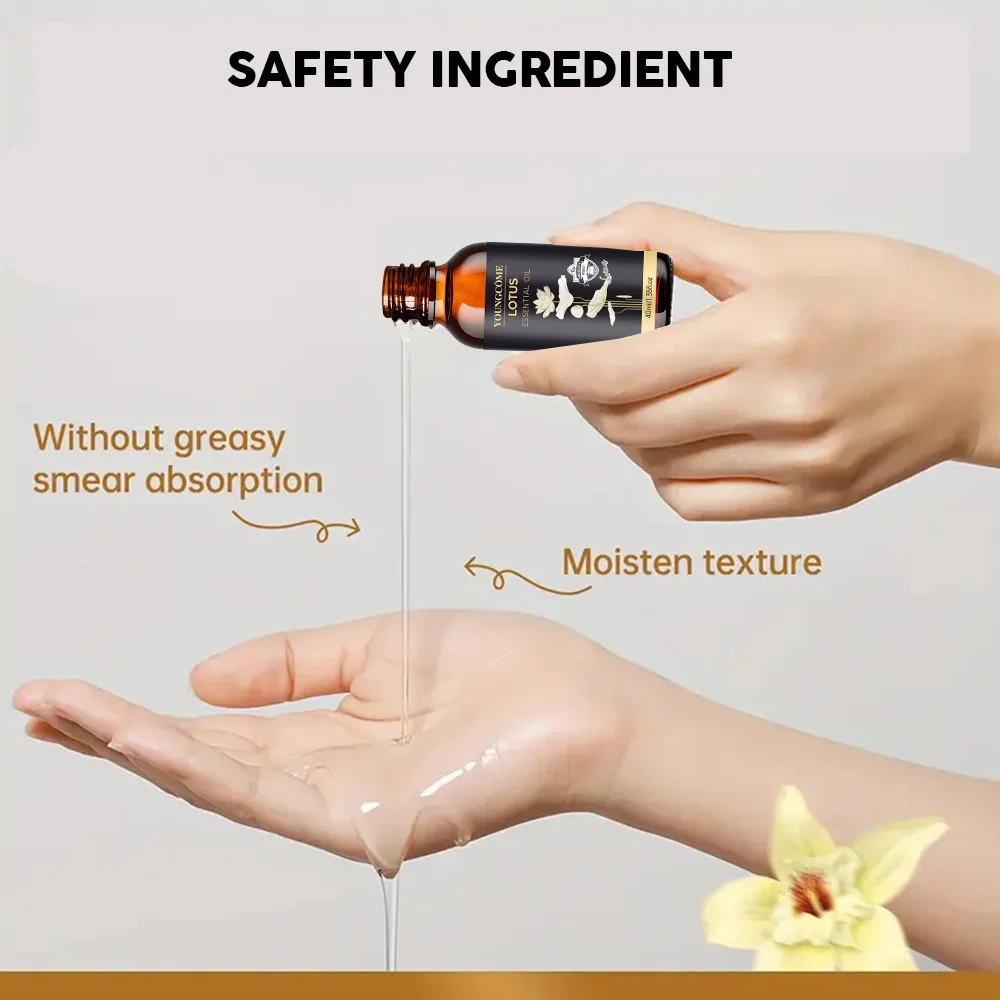 زيت اللوتس الطبيعي الفاخر للعناية بالبشرة العضوية، الاسترخاء بالضغط، النوم العميق، تنقية التأمل، العطور المنزلية