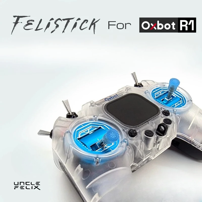1Pair For Oxbot R1 Remote Controller Thumbstick Grips Anti-Slip Resin Rocker Cap FPV Transmitter Joystick DIY Replacement Parts