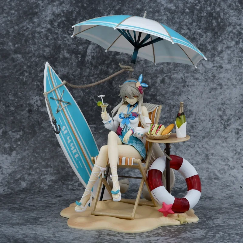 

Honkai Impact 3 Kiana Kaslana Ver Anime Action Figure Sand Beach Shade Model Doll Children Gift Collection Model Birthday Gift