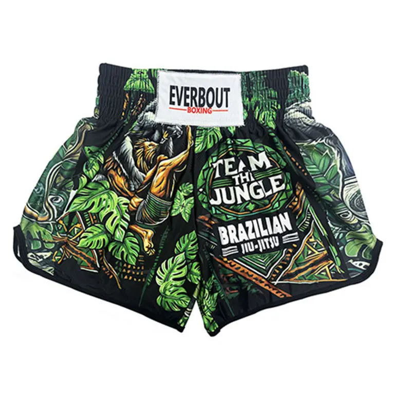 New Muay Thai Shorts Quick-Drying Comprehensive Fighting Men and Women Fighting Children Adult Sanda Fight Training Pant Customi