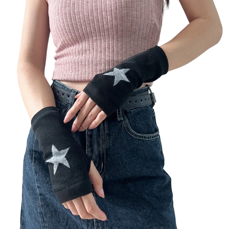 Gebreide Wanten Cosplay Kostuum Arm Cover Vingerloze Arm Handschoenen Handkleding DropShipping