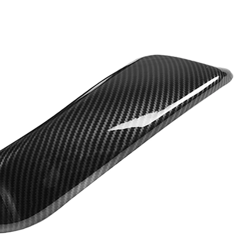 2Pcs Carbon Fiber Car Inner Door Handle Trim Pull Grab Panel Handle Cover For-BMW F20 F21 F22 F23 12-18 2 Door