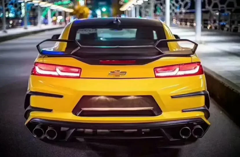 

Real Carbon Fiber Rear Car Wing Lip Spoiler for Chevrolet Camaro 2016-2019 Trunk Body Kit