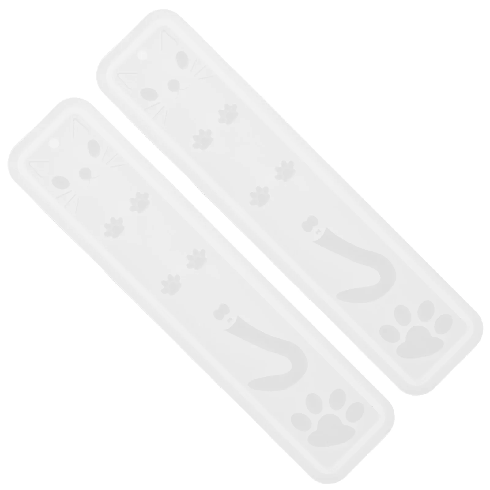 

2Pcs Silicone Bookmark Molds for Resin DIY Epoxy Crafting Flexible Rectangle Mold Easy Demold Smooth Wall Personalized Gift