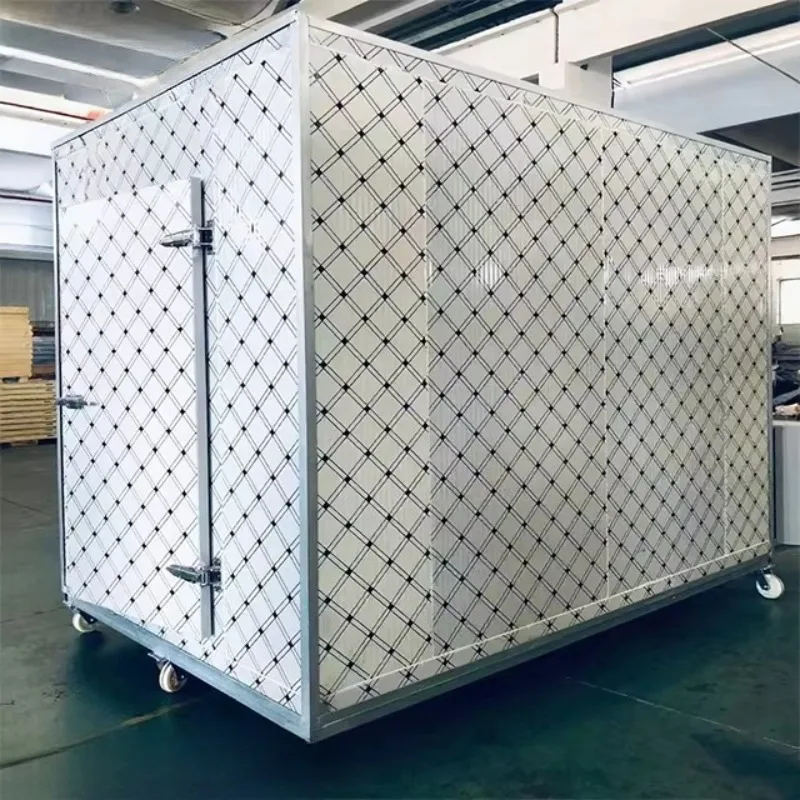 Good Quality Refrigerated Freezer Small Size Negative Mobile Cold Storage Room for Meat Seafood
