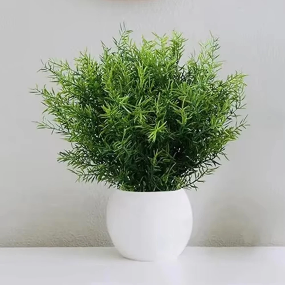 

Artificial Flowers Plastic Grass Wedding Wreath Home Room Yard Garden Vase Decor Diy Photography Prop Indoor Bonsai Fake Plant