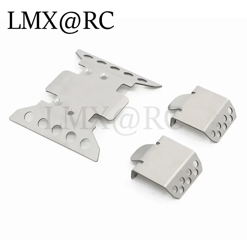 SCX6 Stainless Steel Chassis Armor Axle Protector Anti Skid Plate Guard For 1/6 RC Crawler Car Axial SCX-6