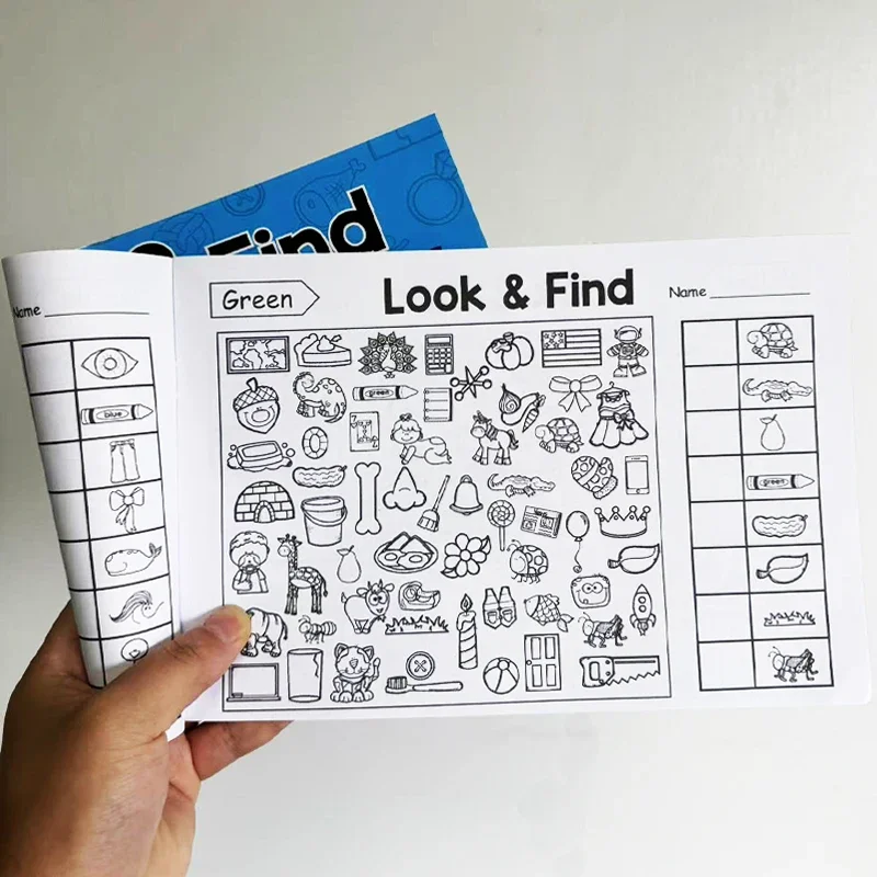 كتاب تلوين نشاط كتاب الرسم تبحث والعثور على كتاب اللعبة 32 صفحة تركيز المهارات الحركية الدقيقة كتاب ممارسة التدريب