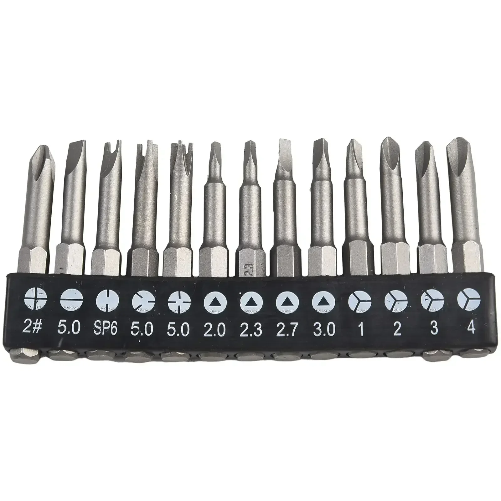 13pcs Special-Shaped Screwdriver Set 50mm U-Shaped Y-Type Triangle Inner-Cross Three Points Screwdriver Bit Tools Accessories