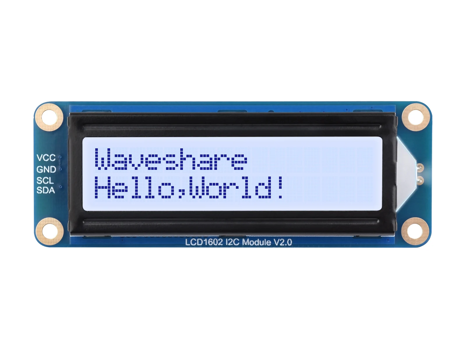 LCD1602 I2C Module, Options For Three Colors, 32 Characters LCD, 3.3V/5V, Backlight Adjustable