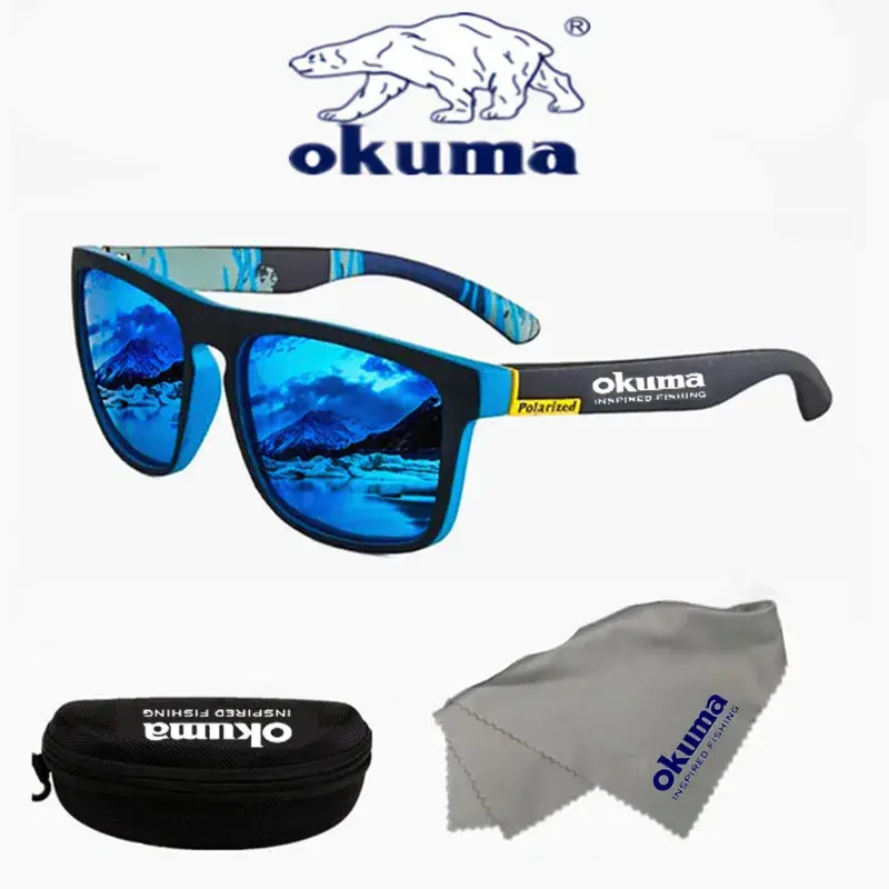 Okuma Polarized Sunglasses UV400 for Men and Women Outdoor Hunting, Fishing, Driving Bicycles, Sunglasses Optional Box - 2