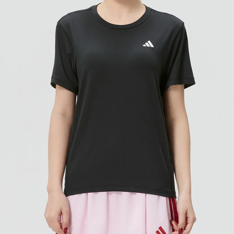 

Adidas Women's Summer New Korean Style Breathable Casual Short Sleeve Sports T-shirt KU8737