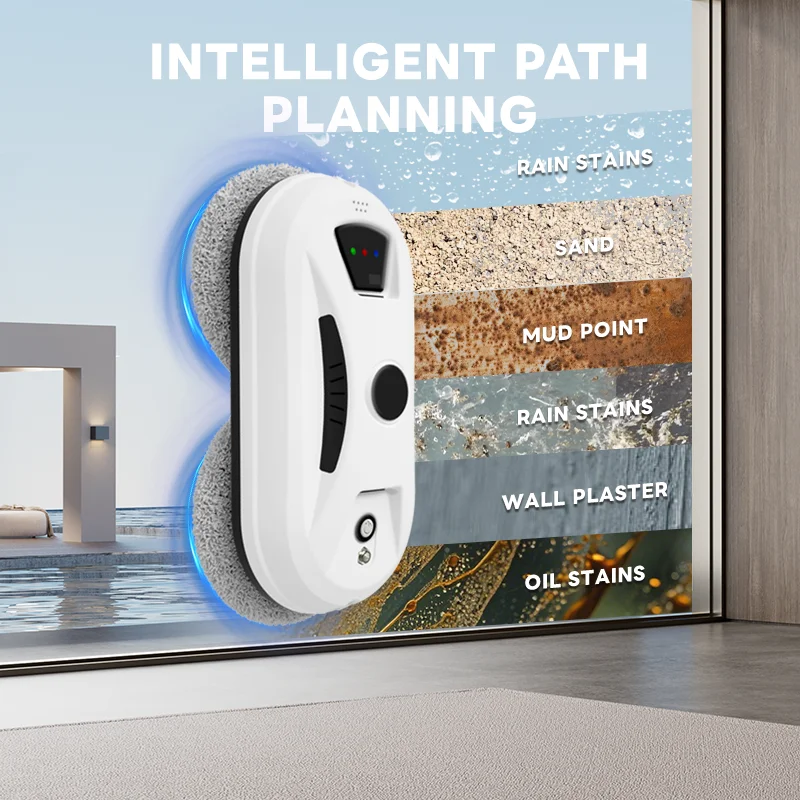 Робот-пылесос, интеллектуальное планирование маршрута, 2800 Па, всасывающее устройство для мытья окон, пульт дистанционного управления для дома