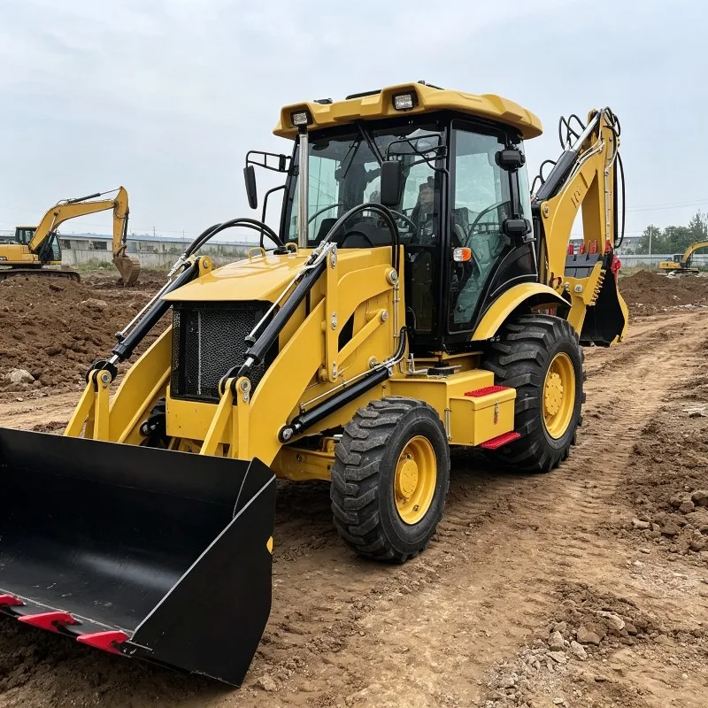 High Return on Investment Cost Effective Backhoe Loader One Machine Multiple Uses for Construction Rental Business Customized