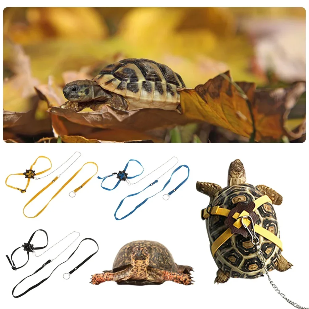 

Pet Harness Reptile Leash Turtle Lizard Adjustable Outdoor Training Soft Strap Tortoise Reptile Adjustable Leashe Pet Supplies