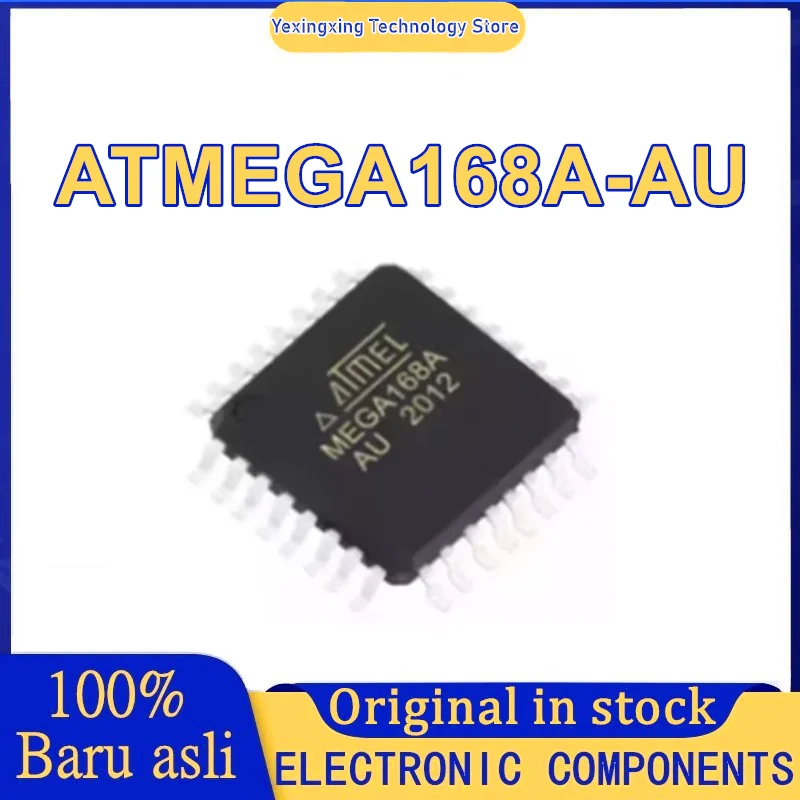 New Original ATMEGA168A-AU QFP-32 Microcontroller Chip