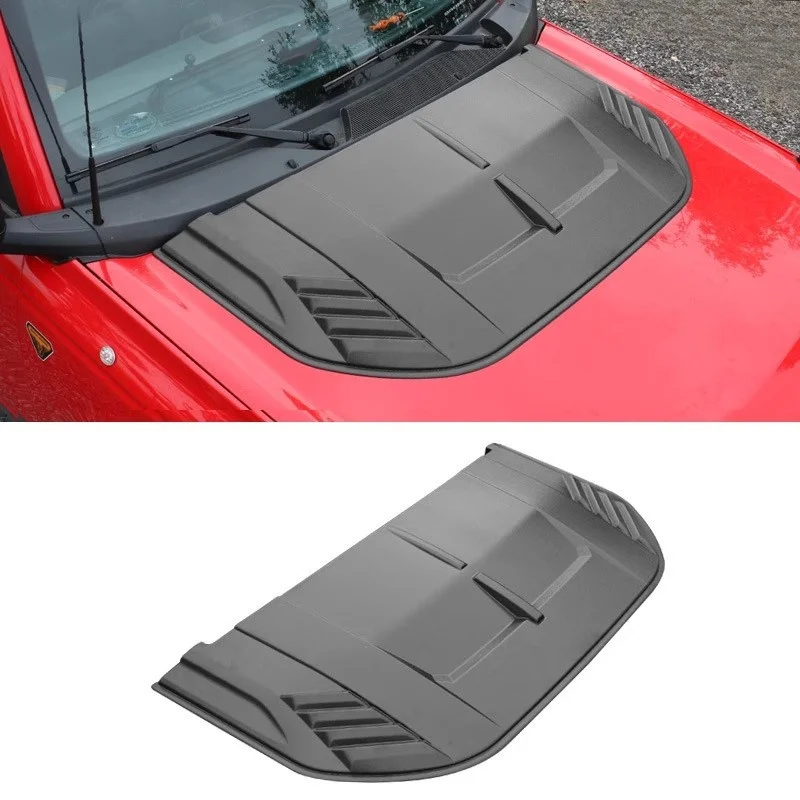Engine hood trim for Ford Bronco convert unpainted engine cover strip decorative guard plate