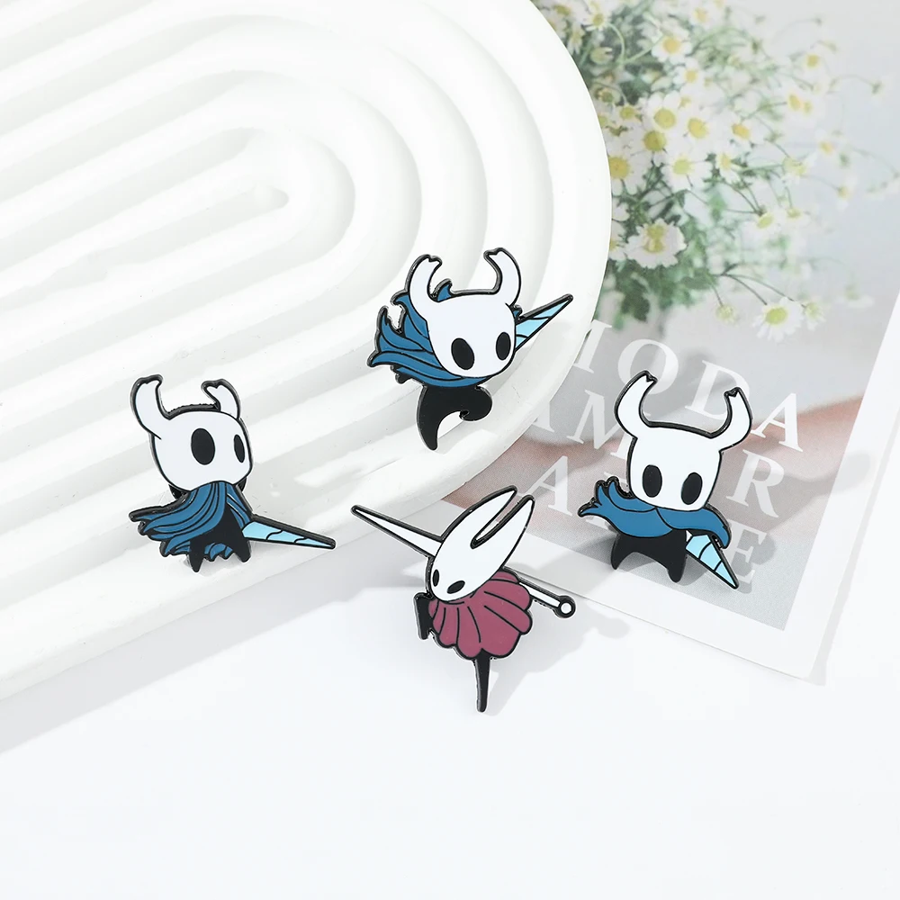 Полые-рыцарские-эмалированные-булавки-Милая-мультяшная-металлическая-брошь-игра-ювелирный-значок-для-рюкзака-булавки-аксессуары-Подарки