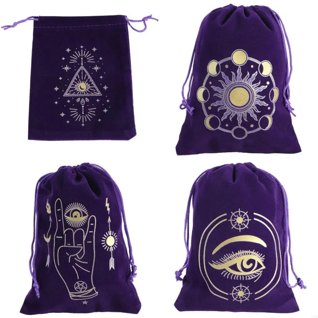 

Бархатские мешки с ювелирными изделиями Таро Организаторы карт Оракул