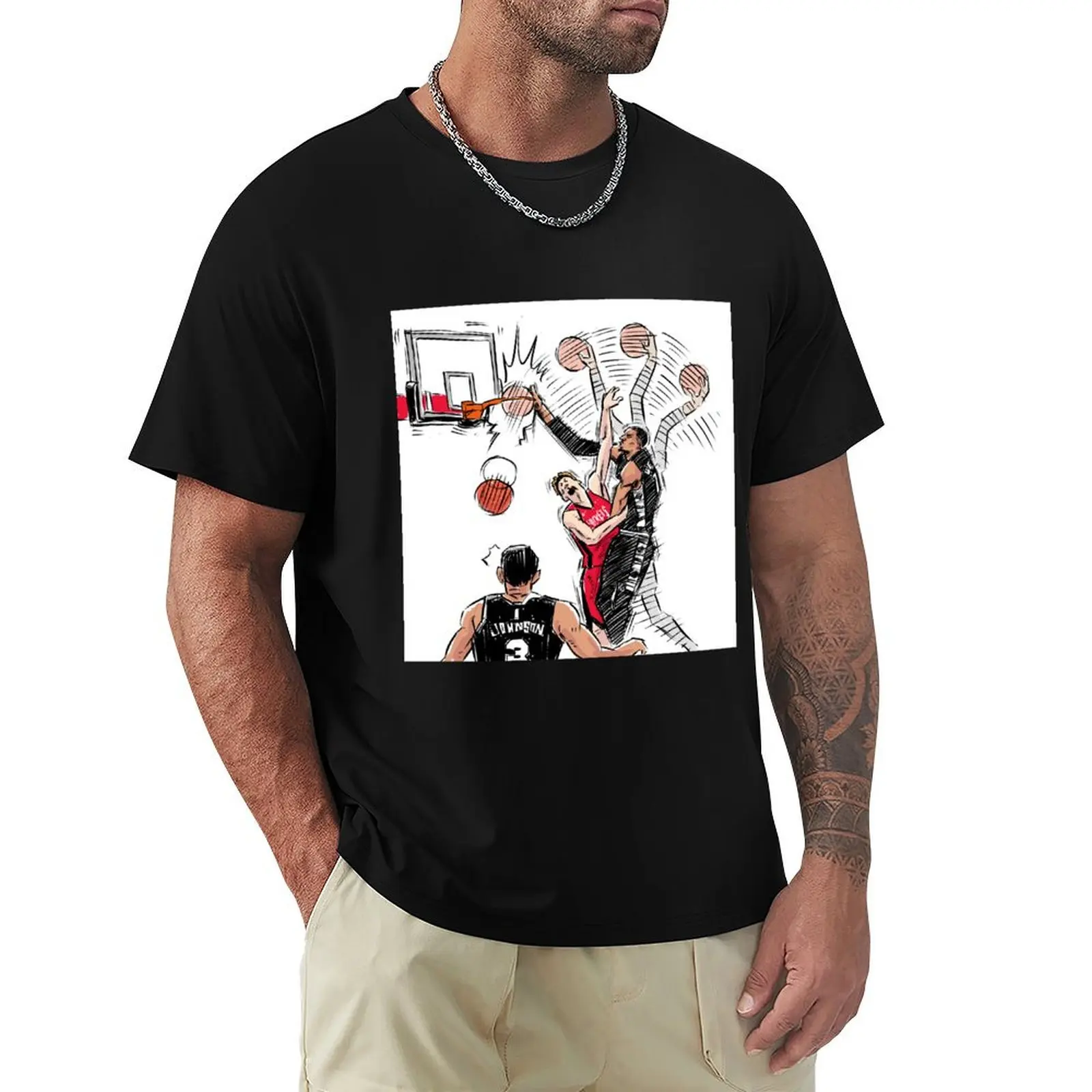 

New wemby poster T-Shirt luxury designer cute tops plain black t shirts men