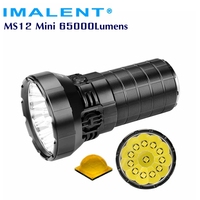 IMALENT MS12 MINI Flashlight High-Power 65000Lumen Super Bright Compact EDC Rechargeable Torch Long Beam Distance For Camping