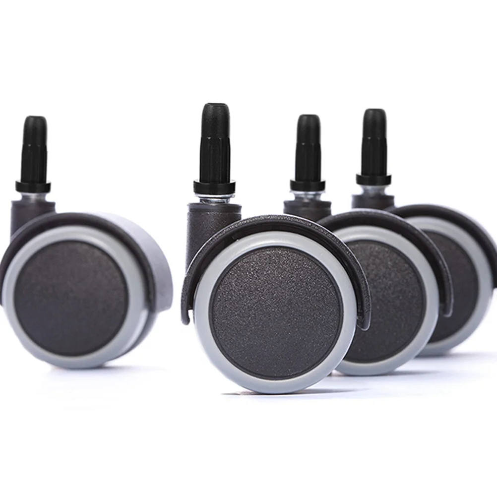 Computer Desk Swivel Chair Wheel Rubber Cover Furniture Caster Protector Mute Effect Practical Use Home Office Stool Caster