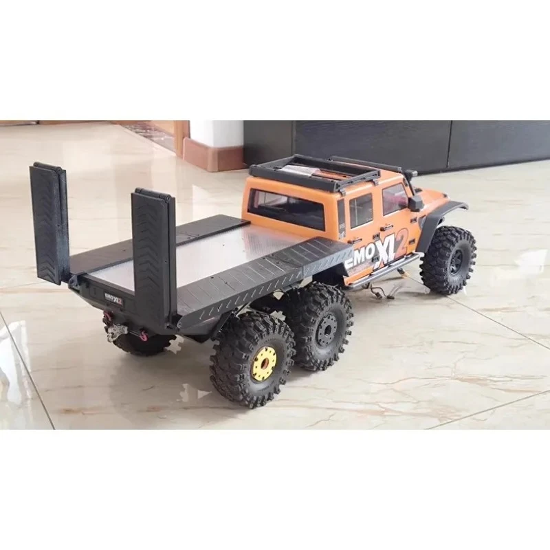

For CROSSRC EMO XL2 1/8 Scale RC Crawler Wide Trailer Kit Non-Destructive Flatbed Installation Onboard Ramp Upgrade Accessories