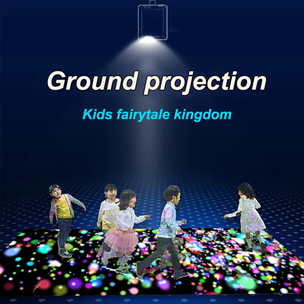 Interactive Wall and Floor Games Finger Touch Screen Smart WhiteBoard FT6 3D Holographic Projector for Teaching Meeting Kids