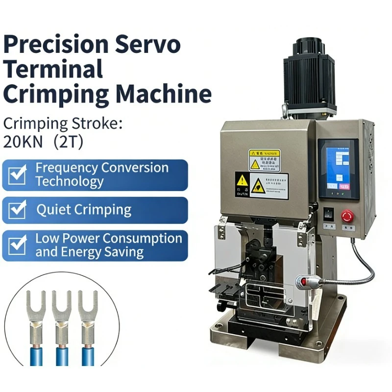 Electrical Machinery Semi-Automatic Servo Ultra-quiet Terminal Crimping Machine Precision Automatic Terminal Machine with Mold