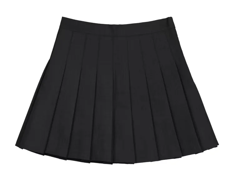 Black pleated skirt