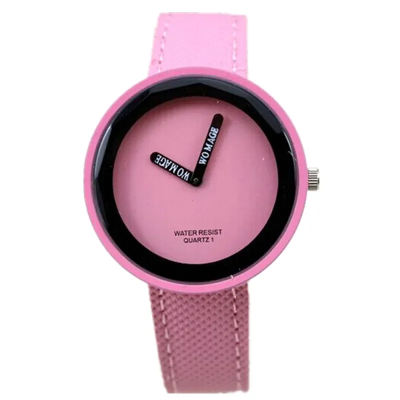 Relógios femininos moda minimalista casual pulseira de couro vermelho mãos relógio senhoras quartzo relógios de pulso reloj para mujer dropshipping