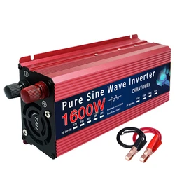 Inverter 12v/24v a 110v/220v Inverter a onda sinusoidale pura 12v 220v 1000W 1600W DC a AC convertitore automatico portatile Inverter Solor per Auto