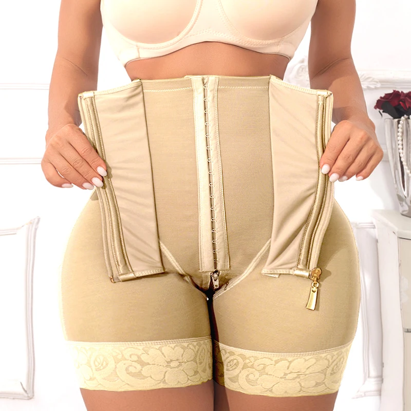 Fialové kraťasy BBL, zeštíhlující kalhotky na kontrolu bříška, korzety, stahovací prádlo, korzet, tvarující prádlo - náhled 4