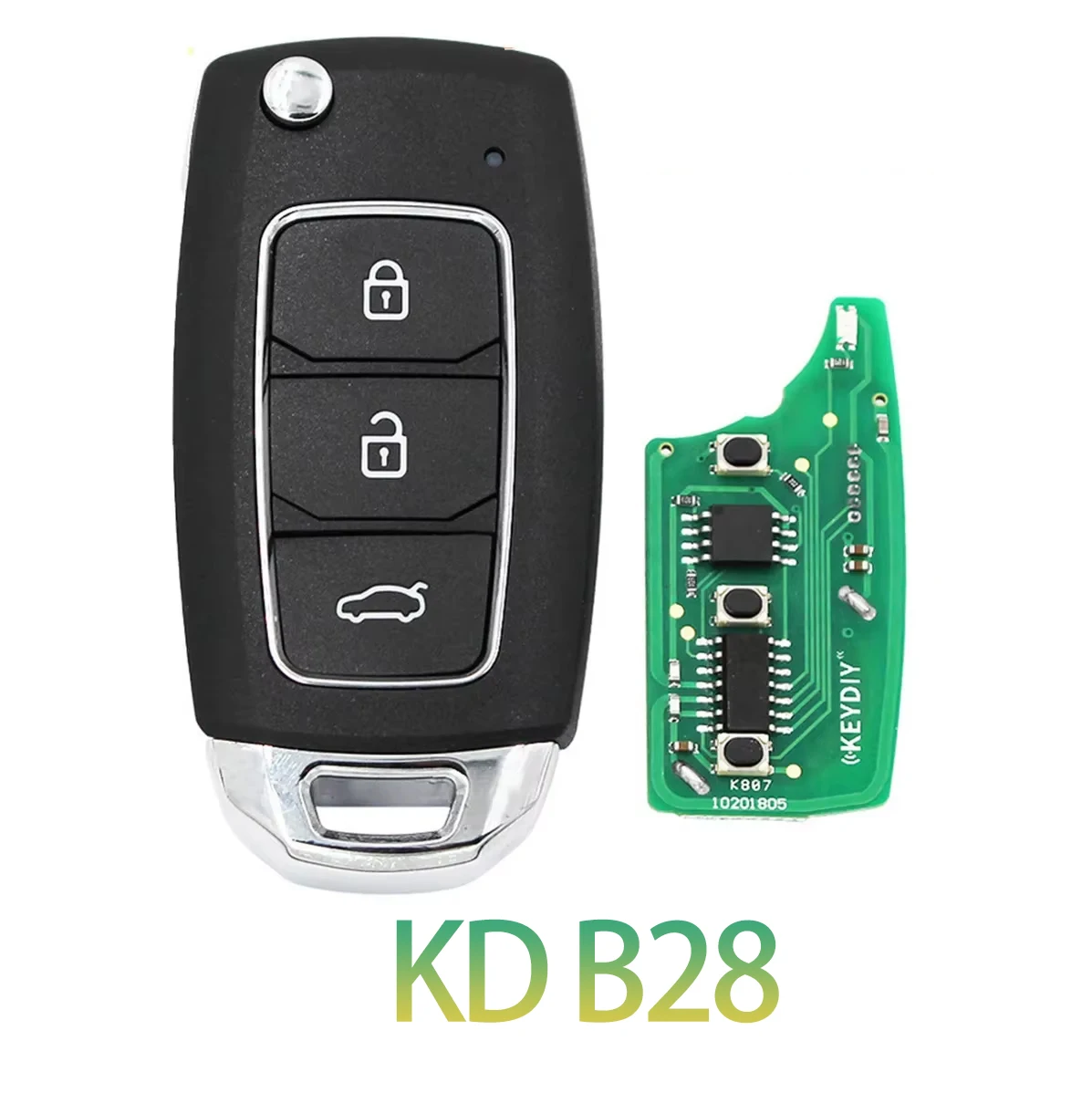 5pcs/Lot KEYDIY B28 Universal KD 3 Buttons Car Remote Control Key B Series Auto Accessories for KD-X2 KD900 Mini Tools