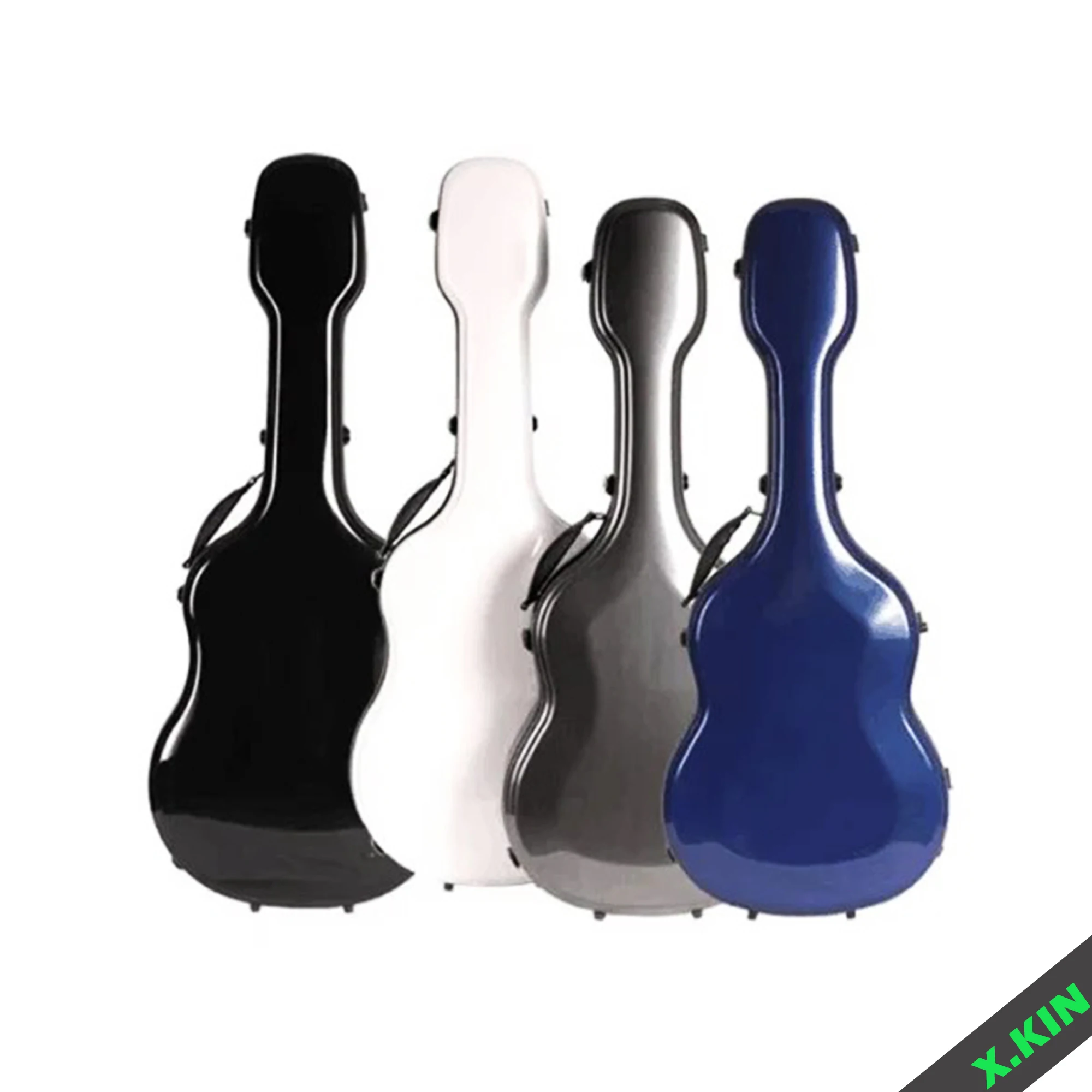 

Guitar Box, Pc Material + Carbon Fiber Rainproof and Portable, Suitable for 39/40/ 41inch Guitar